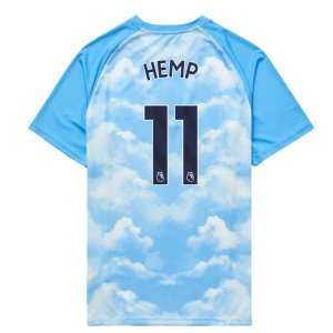 2026-2027 Man City Warm Up Jersey (Icy Blue) - Kids (Hemp 11)