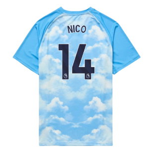 2026-2027 Man City Warm Up Jersey (Icy Blue) (Nico 14)