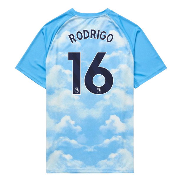 2026-2027 Man City Warm Up Jersey (Icy Blue) (Rodrigo 16)