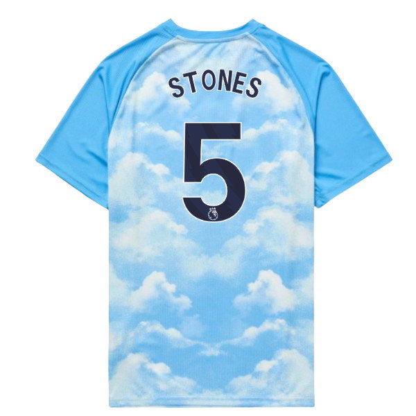 2026-2027 Man City Warm Up Jersey (Icy Blue) (Stones 5)