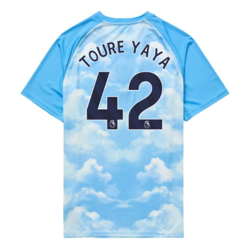2026-2027 Man City Warm Up Jersey (Icy Blue) (Toure Yaya 42)