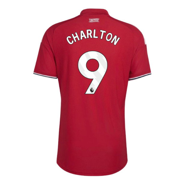2026-2027 Man Utd Authentic Home Shirt (Charlton 9)