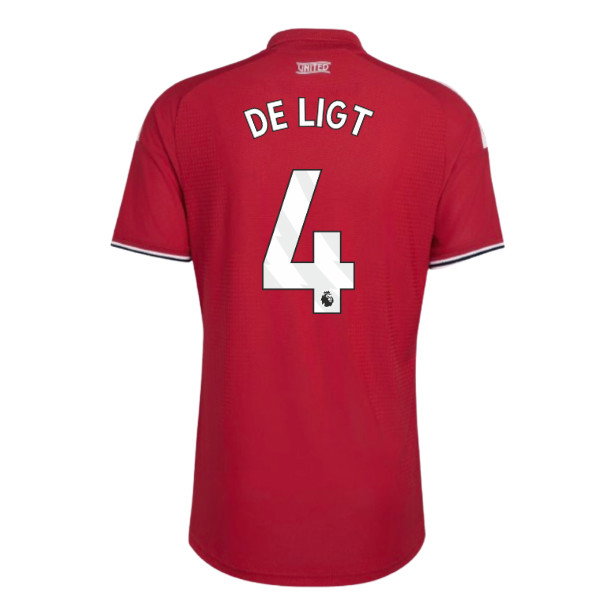 2026-2027 Man Utd Authentic Home Shirt (De Ligt 4)