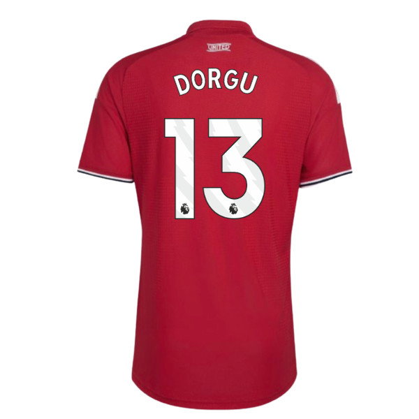 2026-2027 Man Utd Authentic Home Shirt (Dorgu 13)