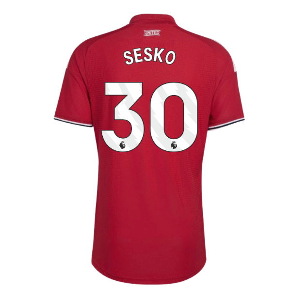 2026-2027 Man Utd Authentic Home Shirt (Sesko 30)
