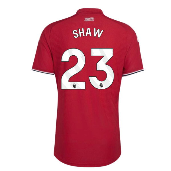 2026-2027 Man Utd Authentic Home Shirt (Shaw 23)