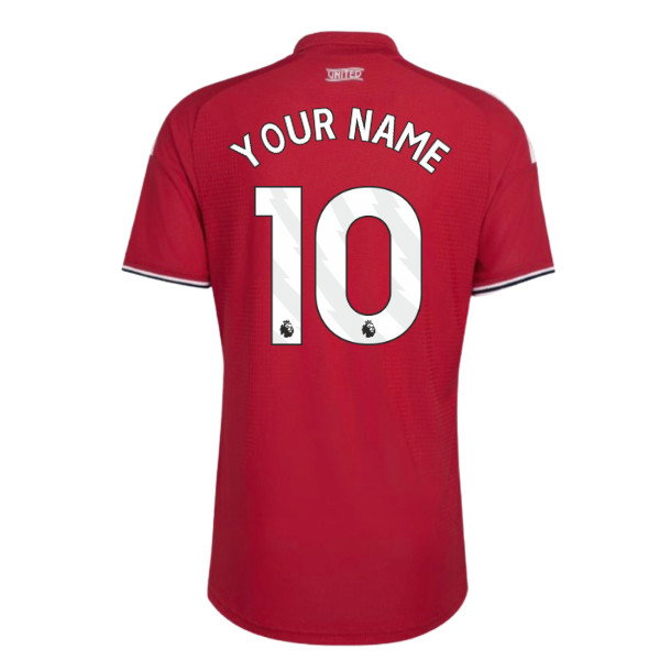 2026-2027 Man Utd Authentic Home Shirt (Your Name)