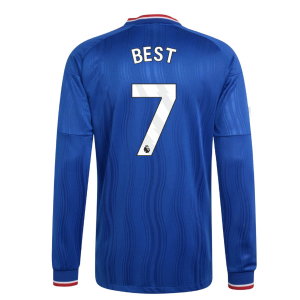 2026-2027 Man Utd Authentic Long Sleeve Away Shirt (Best 7)