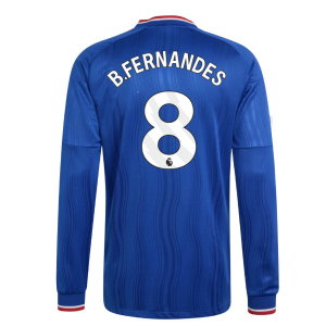 2026-2027 Man Utd Authentic Long Sleeve Away Shirt (B.Fernandes 8)