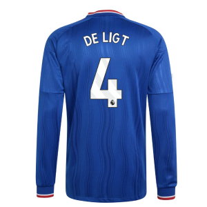 2026-2027 Man Utd Authentic Long Sleeve Away Shirt (De Ligt 4)