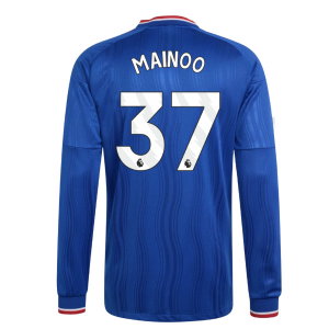 2026-2027 Man Utd Authentic Long Sleeve Away Shirt (Mainoo 37)