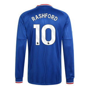 2026-2027 Man Utd Authentic Long Sleeve Away Shirt (Rashford 10)