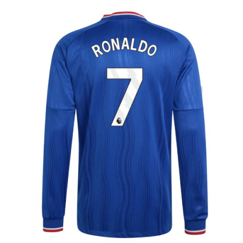 2026-2027 Man Utd Authentic Long Sleeve Away Shirt (Ronaldo 7)