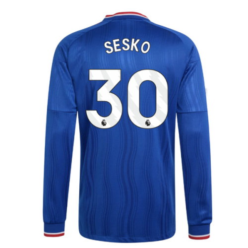 2026-2027 Man Utd Authentic Long Sleeve Away Shirt (Sesko 30)