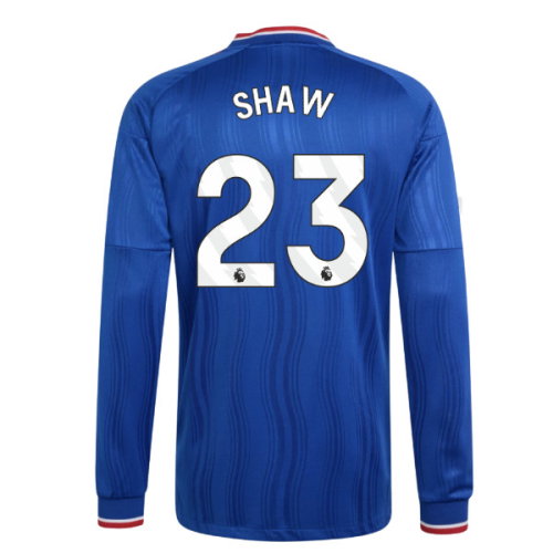 2026-2027 Man Utd Authentic Long Sleeve Away Shirt (Shaw 23)
