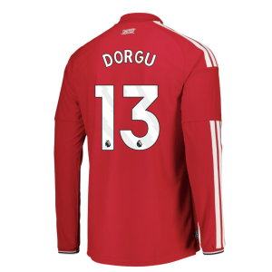 2026-2027 Man Utd Authentic Long Sleeve Home Shirt (Dorgu 13)