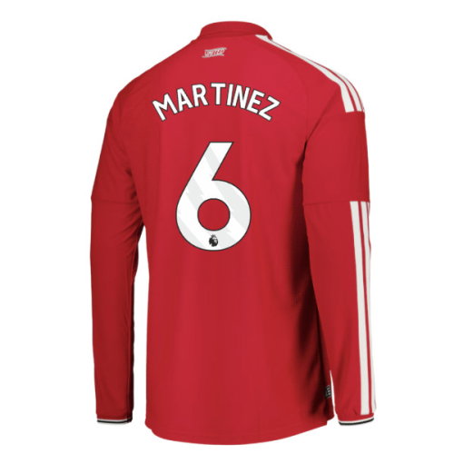 2026-2027 Man Utd Authentic Long Sleeve Home Shirt (Martinez 6)