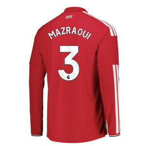 2026-2027 Man Utd Authentic Long Sleeve Home Shirt (Mazraoui 3)