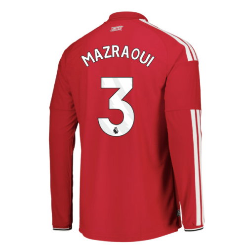 2026-2027 Man Utd Authentic Long Sleeve Home Shirt (Mazraoui 3)