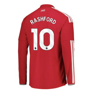 2026-2027 Man Utd Authentic Long Sleeve Home Shirt (Rashford 10)