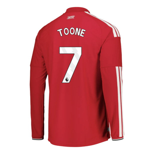 2026-2027 Man Utd Authentic Long Sleeve Home Shirt (Toone 7)
