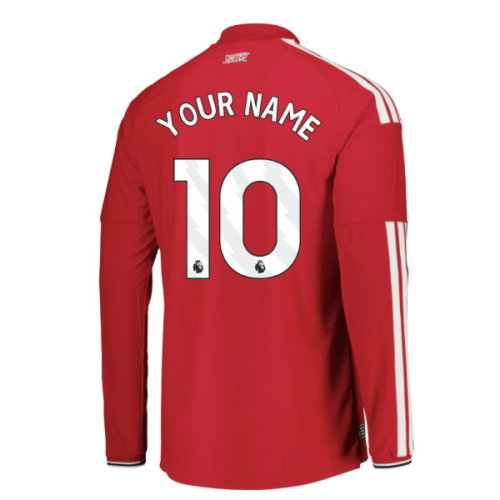 2026-2027 Man Utd Authentic Long Sleeve Home Shirt (Your Name)