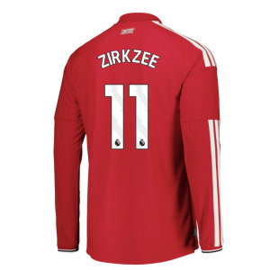 2026-2027 Man Utd Authentic Long Sleeve Home Shirt (Zirkzee 11)