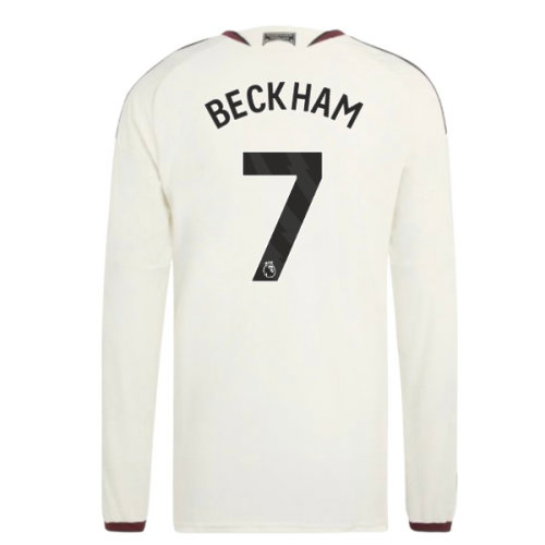 2026-2027 Man Utd Authentic Long Sleeve Third Shirt (Beckham 7)