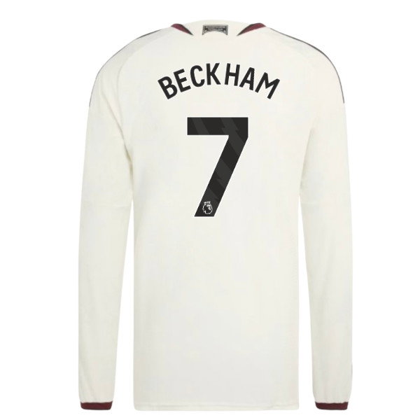 2026-2027 Man Utd Authentic Long Sleeve Third Shirt (Beckham 7)