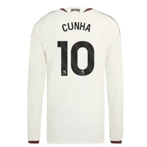 2026-2027 Man Utd Authentic Long Sleeve Third Shirt (Cunha 10)