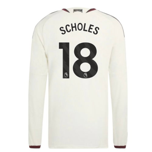 2026-2027 Man Utd Authentic Long Sleeve Third Shirt (Scholes 18)