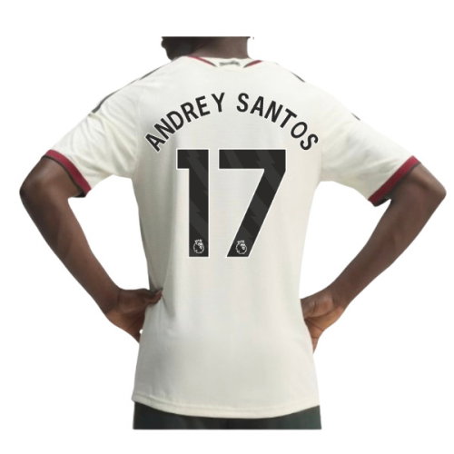 2026-2027 Man Utd Authentic Third Shirt (Andrey Santos 17)