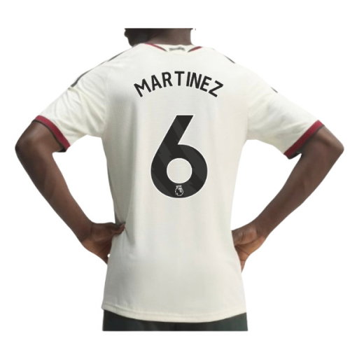 2026-2027 Man Utd Authentic Third Shirt (Martinez 6)