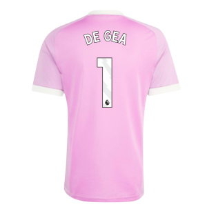 2026-2027 Man Utd Away Goalkeeper Shirt (Pink) - Kids (De Gea 1)