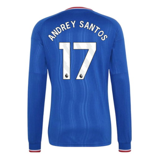 2026-2027 Man Utd Away Long Sleeve Shirt (Kids) (Andrey Santos 17)