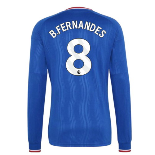2026-2027 Man Utd Away Long Sleeve Shirt (Kids) (B.Fernandes 8)