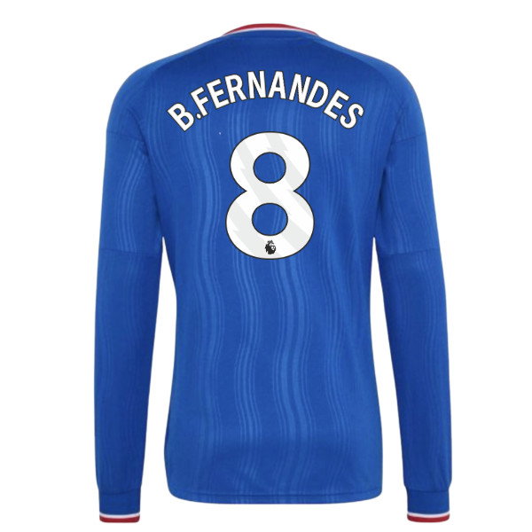 2026-2027 Man Utd Away Long Sleeve Shirt (Kids) (B.Fernandes 8)