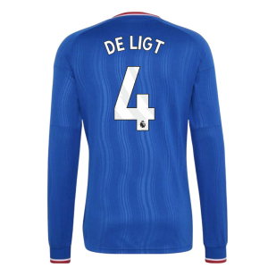 2026-2027 Man Utd Away Long Sleeve Shirt (Kids) (De Ligt 4)