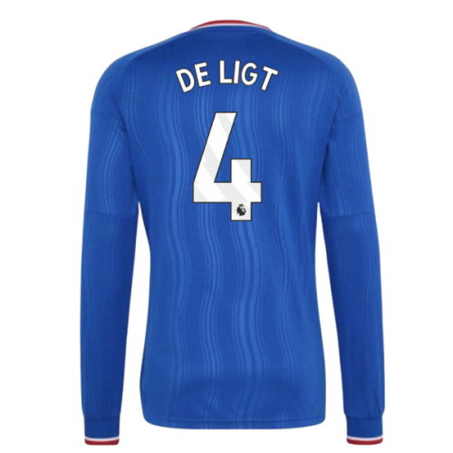 2026-2027 Man Utd Away Long Sleeve Shirt (Kids) (De Ligt 4)