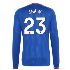 2026-2027 Man Utd Away Long Sleeve Shirt (Kids) (Shaw 23)