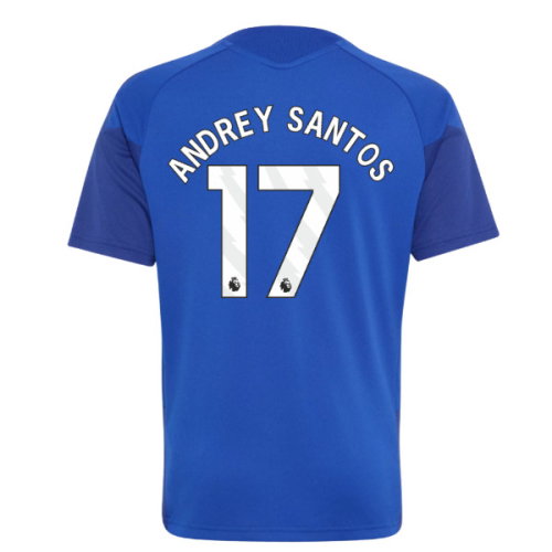 2026-2027 Man Utd EU Training Jersey (Royal Blue) - Kids (Andrey Santos 17)