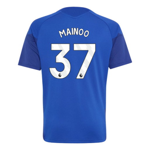 2026-2027 Man Utd EU Training Jersey (Royal Blue) - Kids (Mainoo 37)