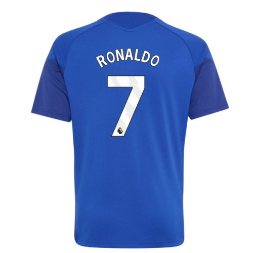 2026-2027 Man Utd EU Training Jersey (Royal Blue) - Kids (Ronaldo 7)