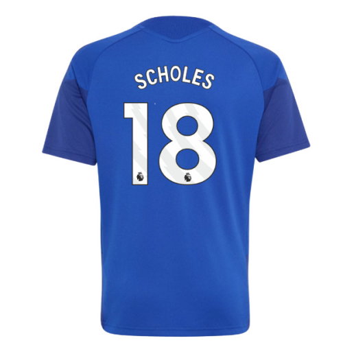 2026-2027 Man Utd EU Training Jersey (Royal Blue) - Kids (Scholes 18)