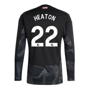 2026-2027 Man Utd Home Goalkeeper Shirt (Black) (Heaton 22)