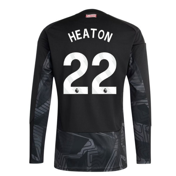 2026-2027 Man Utd Home Goalkeeper Shirt (Black) (Heaton 22)
