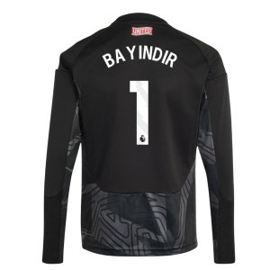 2026-2027 Man Utd Home Goalkeeper Shirt (Black) - Kids (Bayindir 1)
