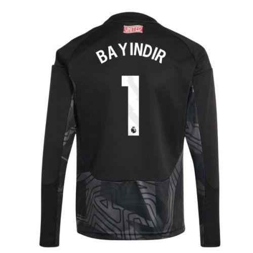 2026-2027 Man Utd Home Goalkeeper Shirt (Black) - Kids (Bayindir 1)