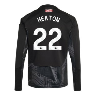 2026-2027 Man Utd Home Goalkeeper Shirt (Black) - Kids (Heaton 22)