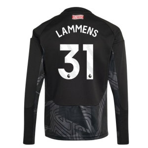 2026-2027 Man Utd Home Goalkeeper Shirt (Black) - Kids (Lammens 31)